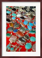 Mauritania, Adrar, Chinguetti, Stones and jewellery Fine Art Print