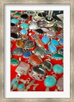 Mauritania, Adrar, Chinguetti, Stones and jewellery Fine Art Print