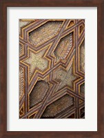 Intricate Ceiling Design, Morocco Fine Art Print