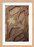 Intricate Ceiling Design, Morocco Fine Art Print