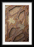 Intricate Ceiling Design, Morocco Fine Art Print