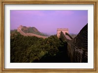 Morning View of The Great Wall of China, Beijing, China Fine Art Print