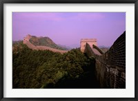 Morning View of The Great Wall of China, Beijing, China Fine Art Print