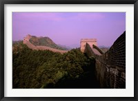 Morning View of The Great Wall of China, Beijing, China Fine Art Print