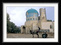 Masjid Sabz, the Green  Mosque in Balkh, Afghanistan Framed Print