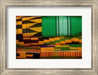 Kente Cloth, Artist Alliance Gallery, Accra, Ghana Fine Art Print