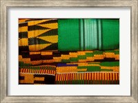 Kente Cloth, Artist Alliance Gallery, Accra, Ghana Fine Art Print