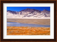 Landscape of Mt Kunlun and Karakuli Lake, Silk Road, China Fine Art Print