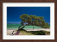 Mauritius, Le Morne Peninsula, Beach, Surfing Fine Art Print