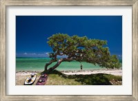 Mauritius, Le Morne Peninsula, Beach, Surfing Fine Art Print