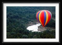 Kenya, Maasai Mara, Mara River, Hot-Air Ballooning Fine Art Print