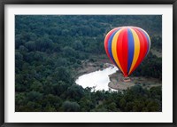 Kenya, Maasai Mara, Mara River, Hot-Air Ballooning Fine Art Print