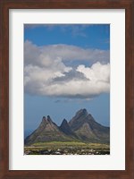 Mauritius, Curepipe, Mountains from Trou aux Cerfs Fine Art Print