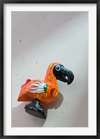 Orange wooden Dodo bird toy, Mauritius Fine Art Print