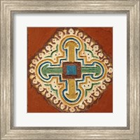 Mauritania, Cross depicted on a wall in Oualata Fine Art Print