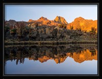 Lake, Mount Kenya National Park, Kenya Fine Art Print