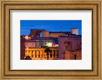 MOROCCO, SAFI: Qasr, al, Bahr Portuguese Fort at night Fine Art Print