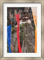 Prayer Flags, Tiger's Nest, Bhutan Fine Art Print