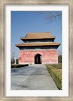 Red Gate (aka Dahongmen), Changling Sacred Way, Beijing, China Fine Art Print