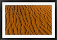 Natural sand patterns, Sahara, Douz, Tunisi, Africa Fine Art Print