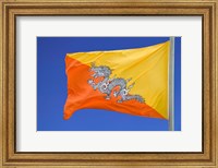 National Flag, Bhutan Fine Art Print