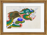 Painting of Dragon, Thimphu, Bhutan Fine Art Print