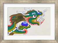 Painting of Dragon, Thimphu, Bhutan Fine Art Print