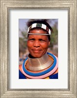 Portrait of Ndembelle Woman, South Africa Fine Art Print