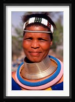 Portrait of Ndembelle Woman, South Africa Fine Art Print