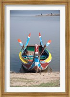 Myanmar, Mandalay, Amarapura, Taungthaman lake Fine Art Print