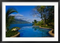 Pool at Northolme Resort, Seychelles, Africa Fine Art Print