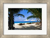 Private beach, Anse Bambous Beach, Seychelles Fine Art Print