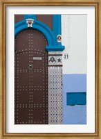MOROCCO, Rabat: Kasbah des Oudaias, Doorway Detail Fine Art Print