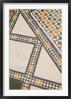 Mosaic Floor, Musee de Marrakech, Marrakech, Morocco Fine Art Print