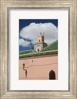 Mosque in Old Marrakech, Ali Ben Youssef, Marrakech, Morocco Fine Art Print