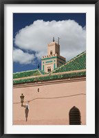 Mosque in Old Marrakech, Ali Ben Youssef, Marrakech, Morocco Fine Art Print