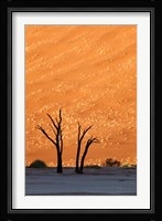 Namibia, Namib-Naukluft, Sossusvlei Desert, Dead Vlei Fine Art Print