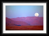 Namibia, Sossusvlei, NamibRand Nature Reserve, Full moon Fine Art Print