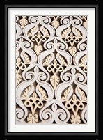 Islamic patterns on Mahakma Law Courts, Morocco Fine Art Print