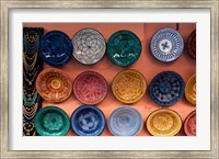 Pottery, Traditional craft, Marrakech, Morocco Fine Art Print