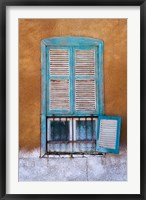 Nubian Window in a Village Across the Nile from Luxor, Egypt Fine Art Print