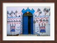 Nubian Village Restaurant Across the Nile from Luxor, Egypt Fine Art Print