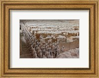 Museum of Qin Terra Cotta Warriors and Horses, Xian, Lintong County, Shaanxi Province, China Fine Art Print