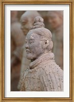 Close up of Qin Terra Cotta Warriors, Xian, China Fine Art Print