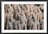 Army of Qin Terra Cotta Warriors, Xian, China Fine Art Print