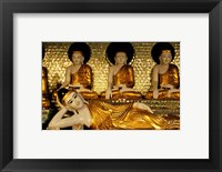 Reclining Buddha, Shwedagon Pagoda, Yangon, Myanmar Fine Art Print