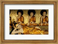 Reclining Buddha, Shwedagon Pagoda, Yangon, Myanmar Fine Art Print