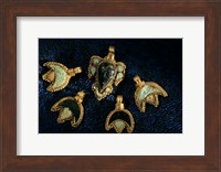 Necklace Adornments, Gold Artifacts From Tillya Tepe Find, Six Tombs of Bactrian Nomads Fine Art Print