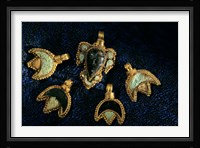 Necklace Adornments, Gold Artifacts From Tillya Tepe Find, Six Tombs of Bactrian Nomads Fine Art Print