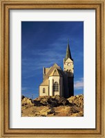 Namibia, Luderitz, Evangelical Lutheran Church Fine Art Print
